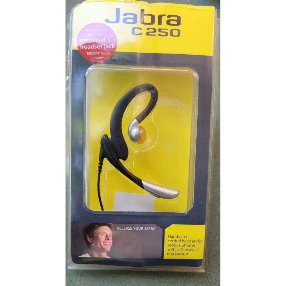 Jabra C 250 Headphones Earphones Corded Handsfree